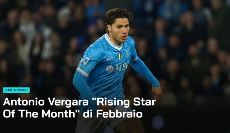 体育直播-官方：那不勒斯中场维尔加拉被评为意甲2月最佳U23球员