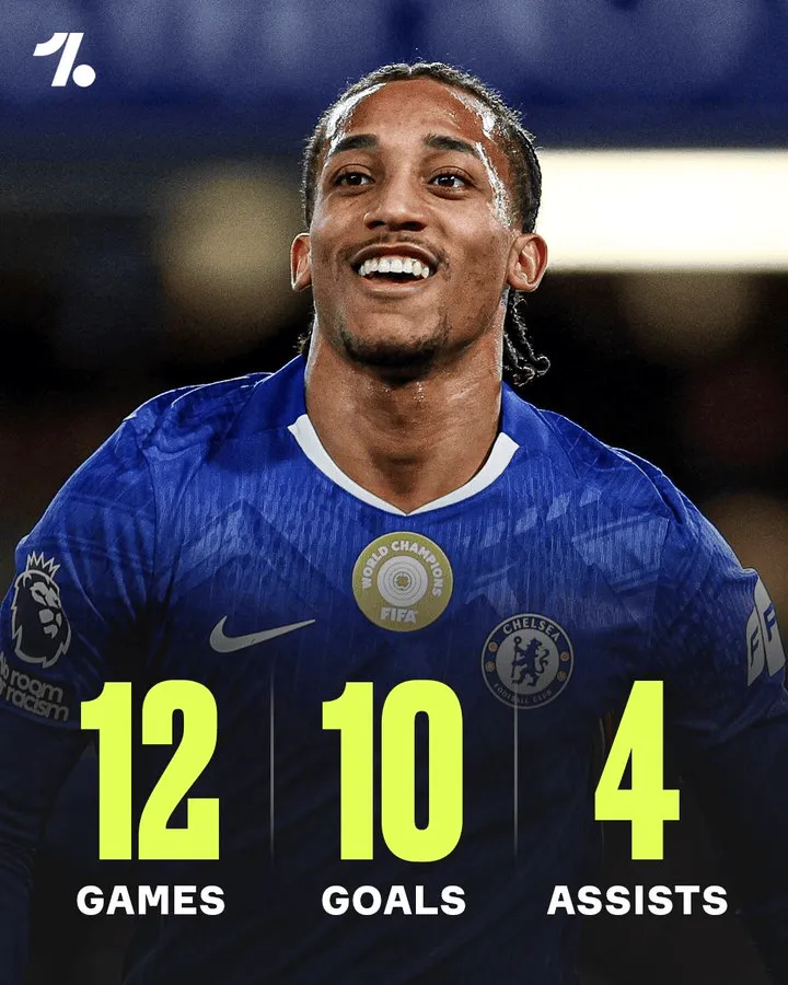 焕发活力!若昂-佩德罗在罗西尼尔治下12场比赛斩获10球4助